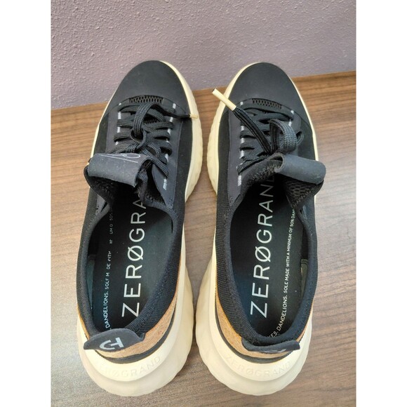 COLE HAAN Men's ZeroGrand Black/Cork Sneakers Size 12M Flowerfoam - Picture 5 of 8